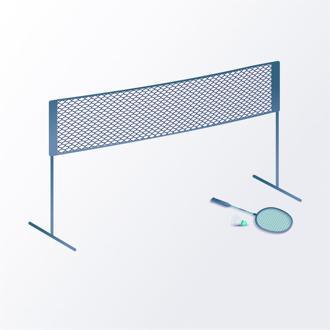 Badminton net