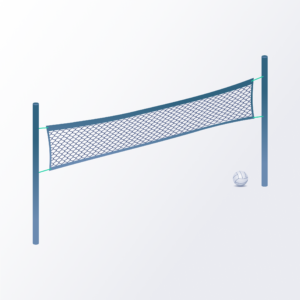 Volleyballnett – innendørs